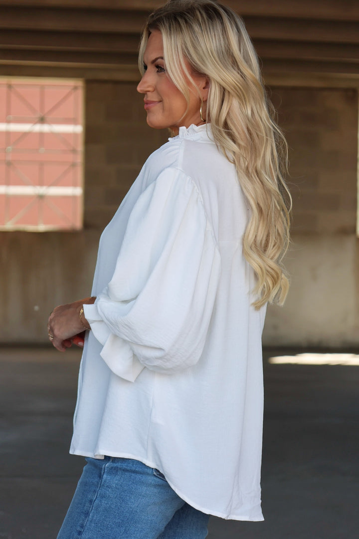 Lovely Blouse- White