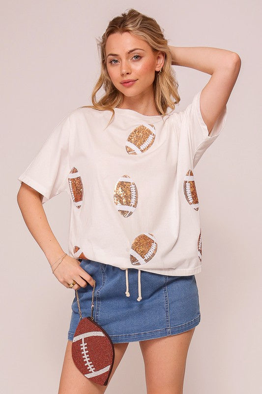 Game Day Sequin Tee