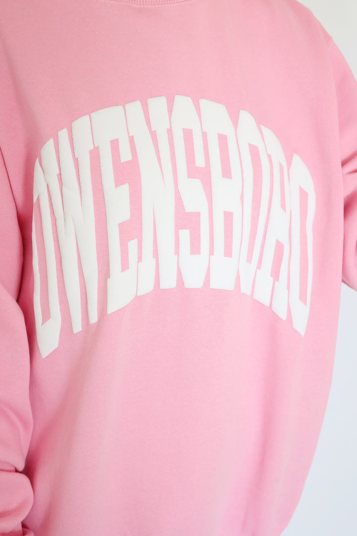 Owensboro Area Code Sweatshirt - Pink