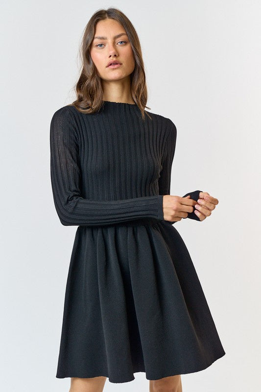 Maisy Ribbed Sweater Dress