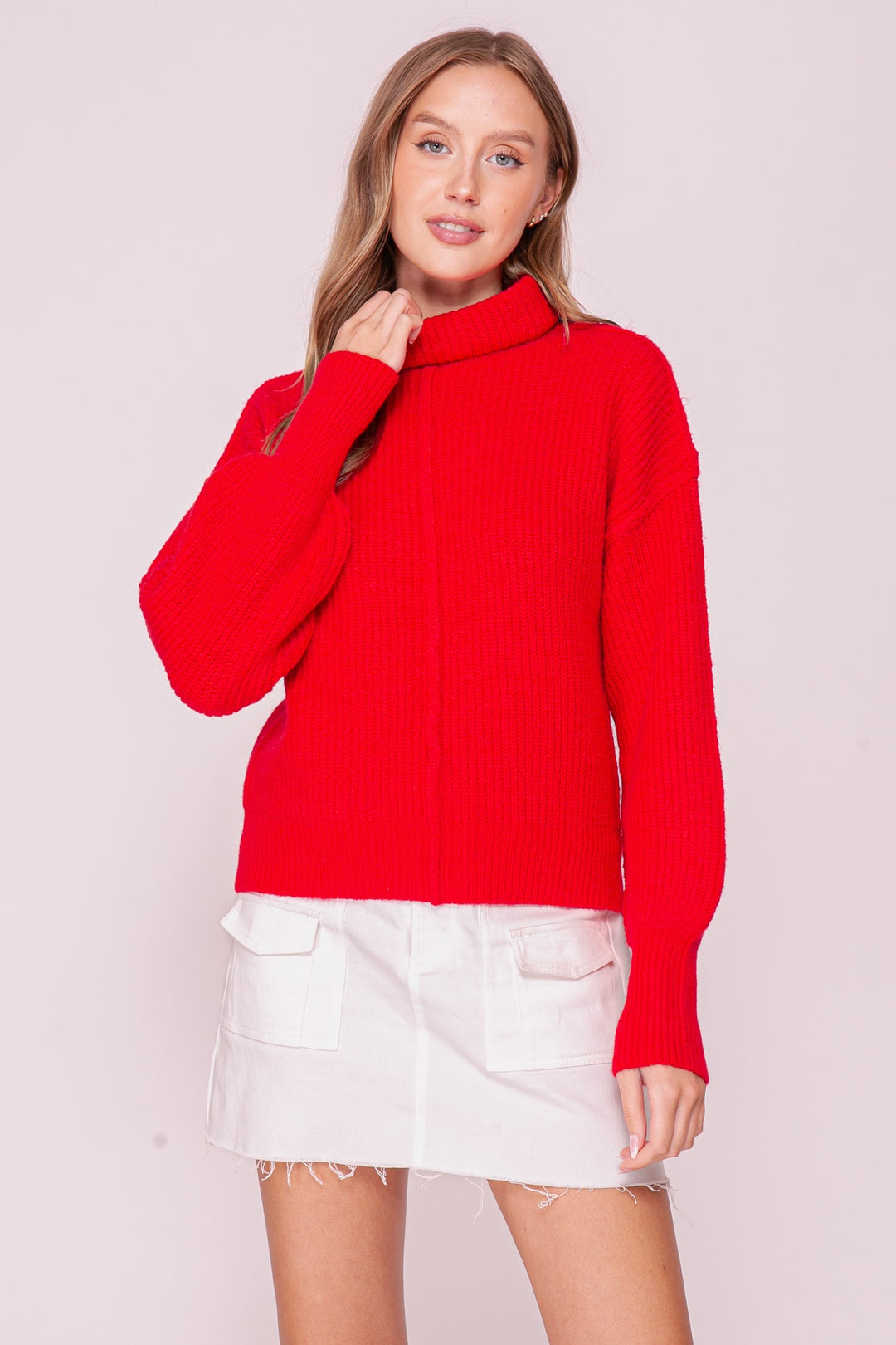 Ariana Sweater- Red