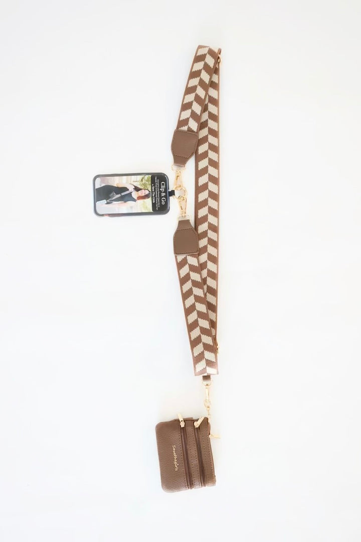Clip & Go Chevron Strap With Pouch