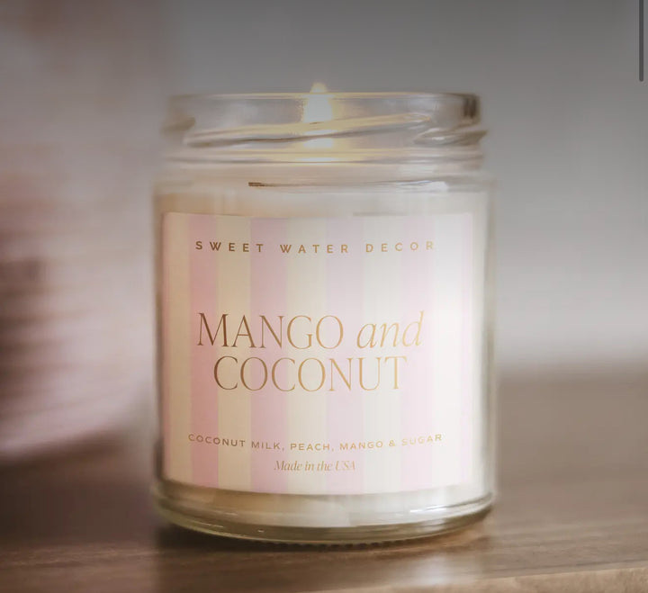 Mango And Coconut 9 oz. Soy Candle