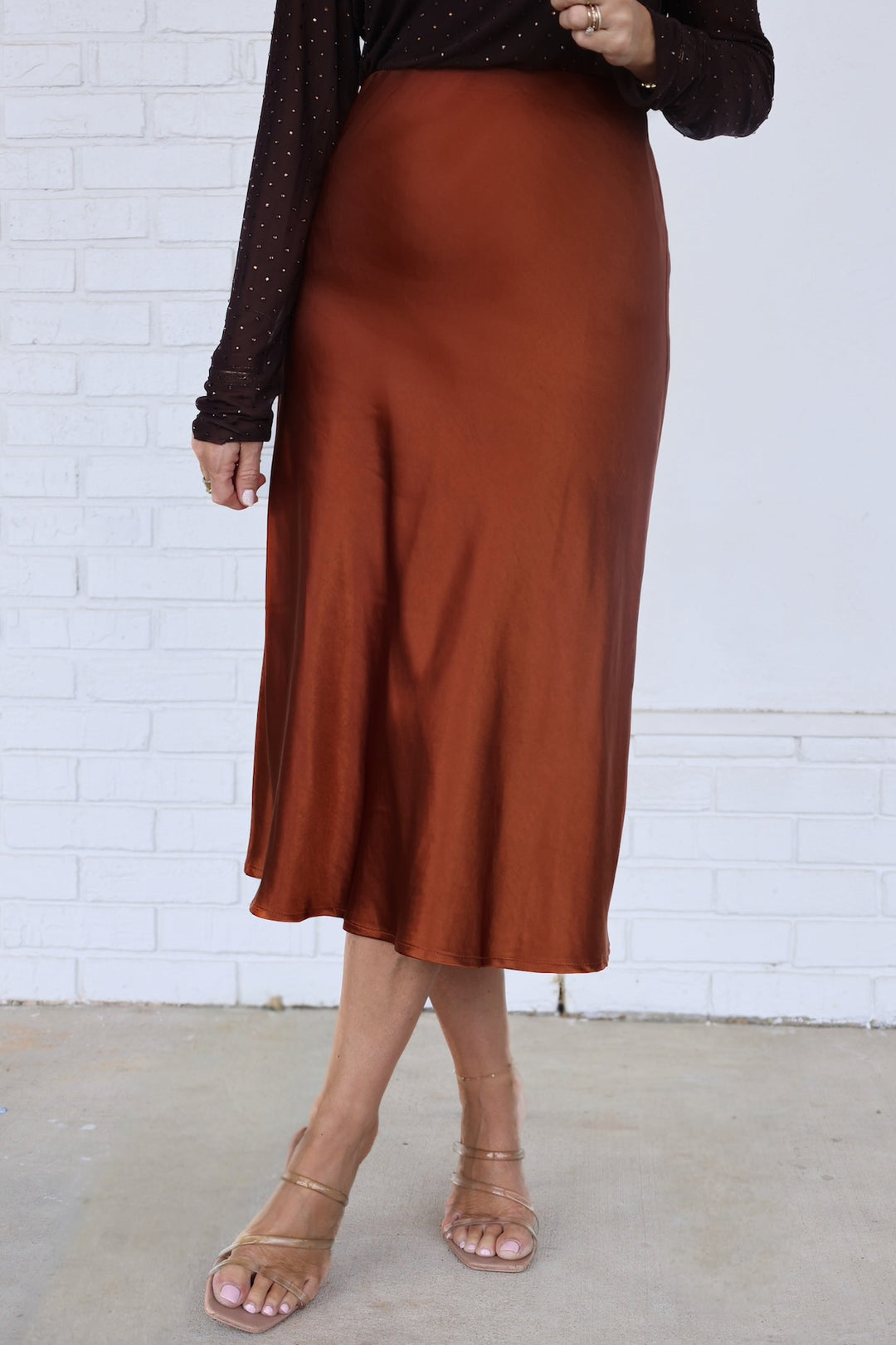 Lincoln Satin Skirt