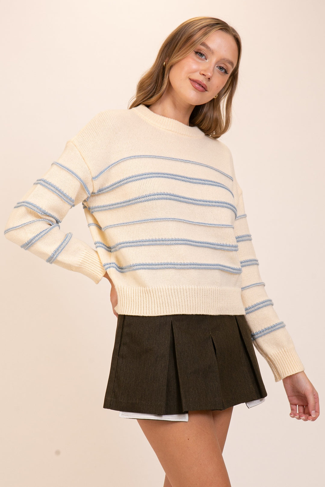 Camille Stripe Sweater