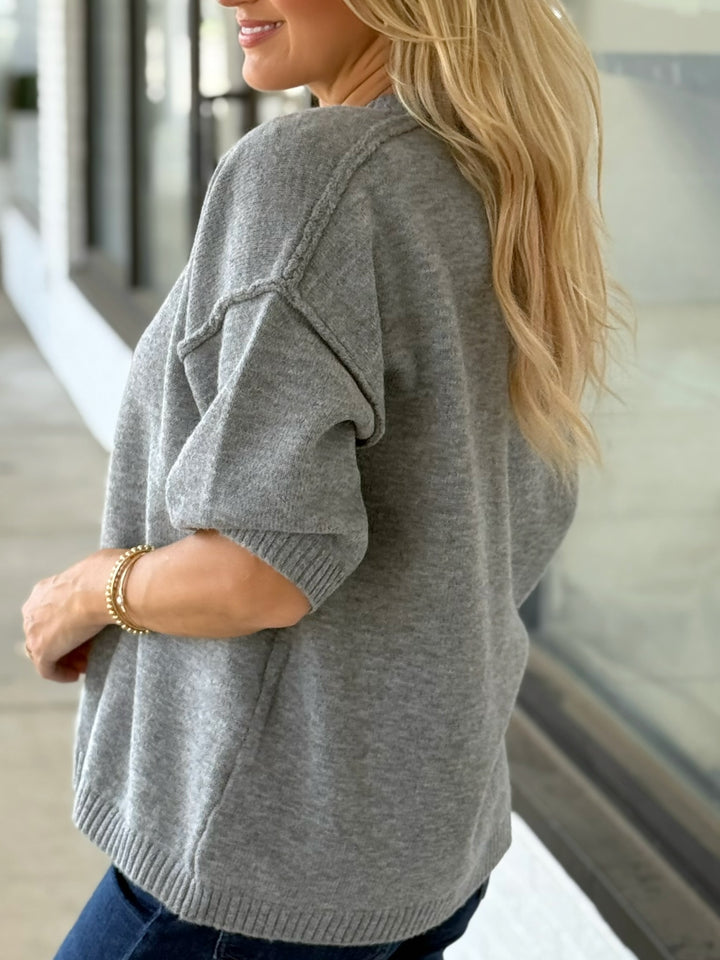 Backup Sweater- Grey