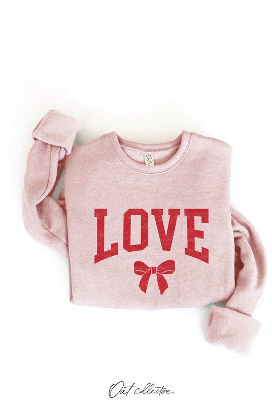 Love Bow Graphic Sweatshirt (FINAL SALE)