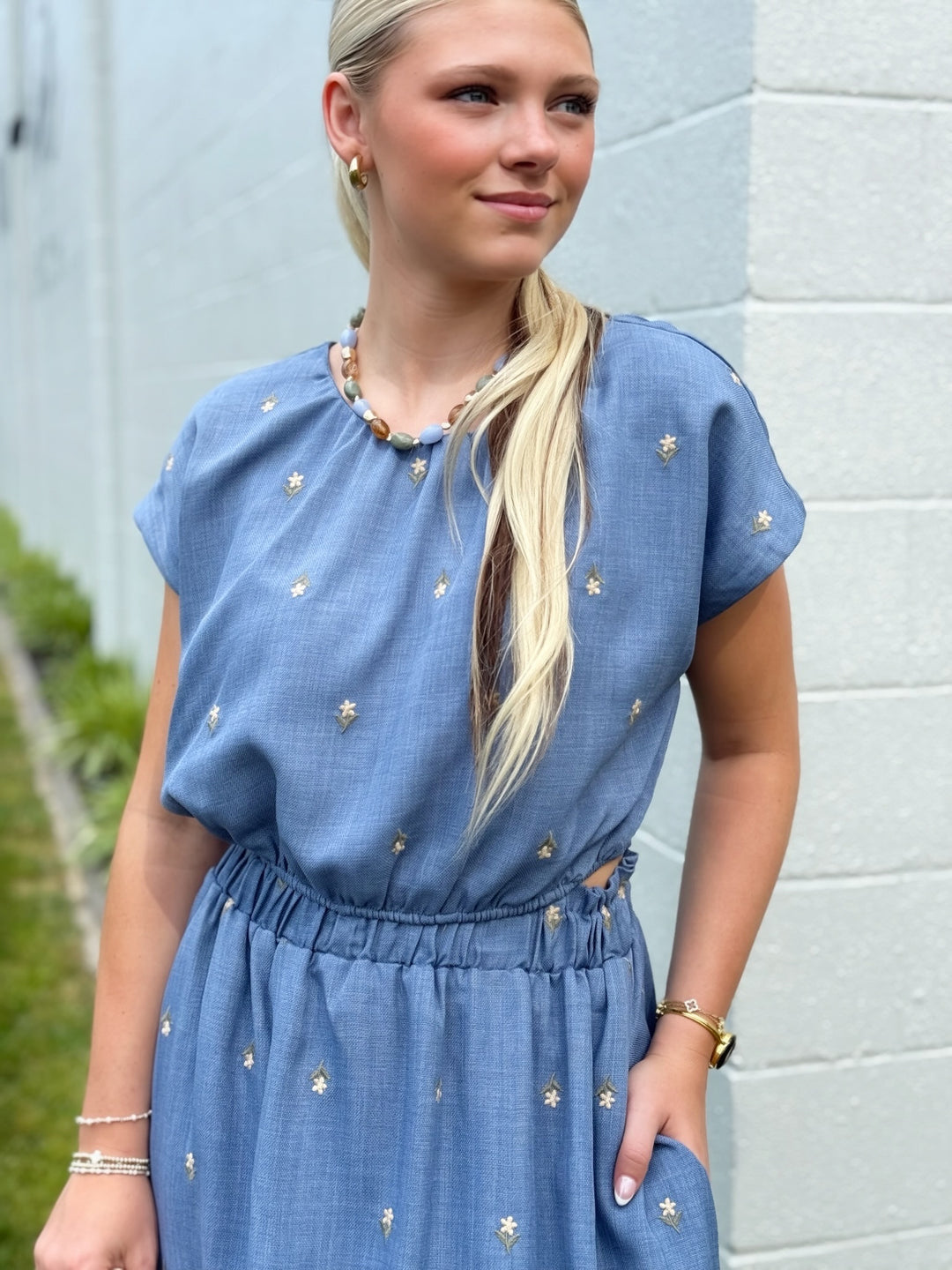 Rosemary Embroidered Top