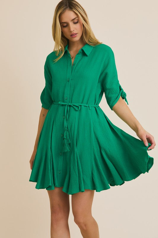 Thea Button Up Dress