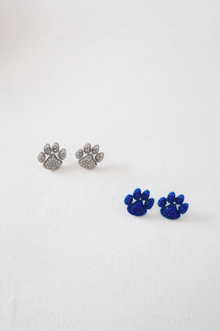 Paw Print Studs