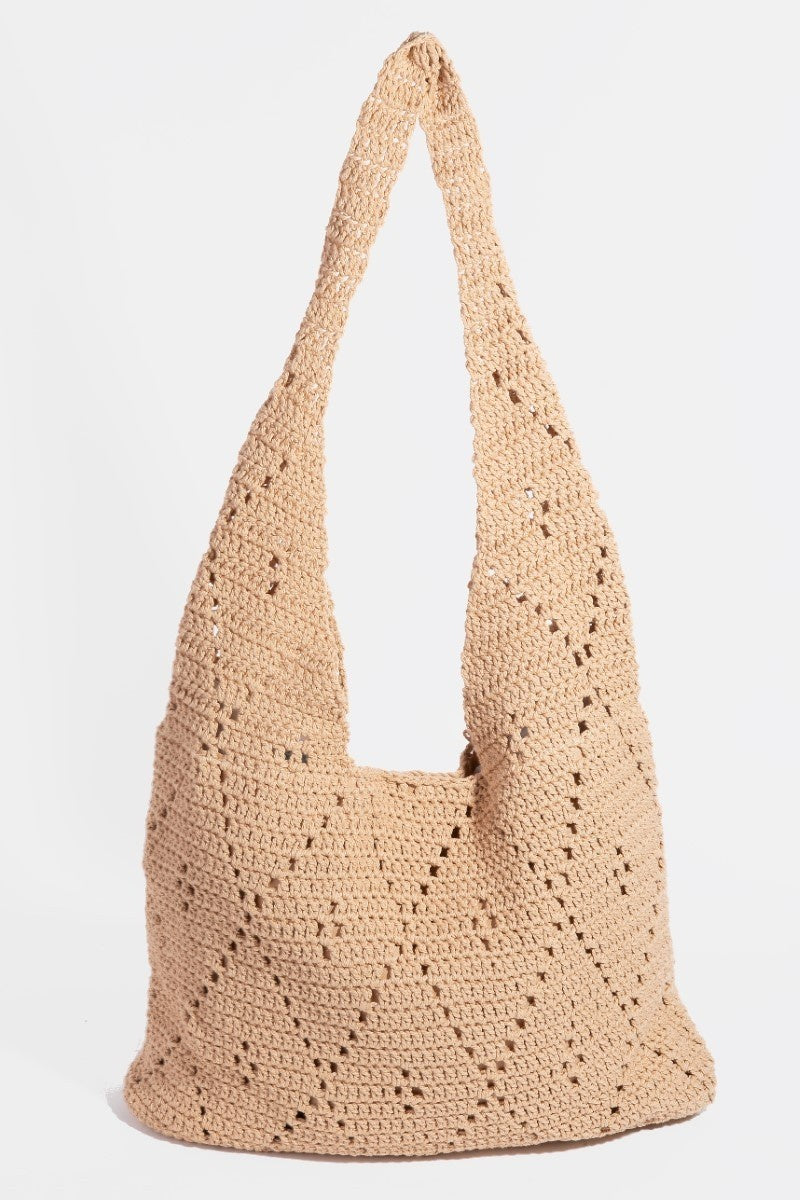 Crochet Hobo Bag