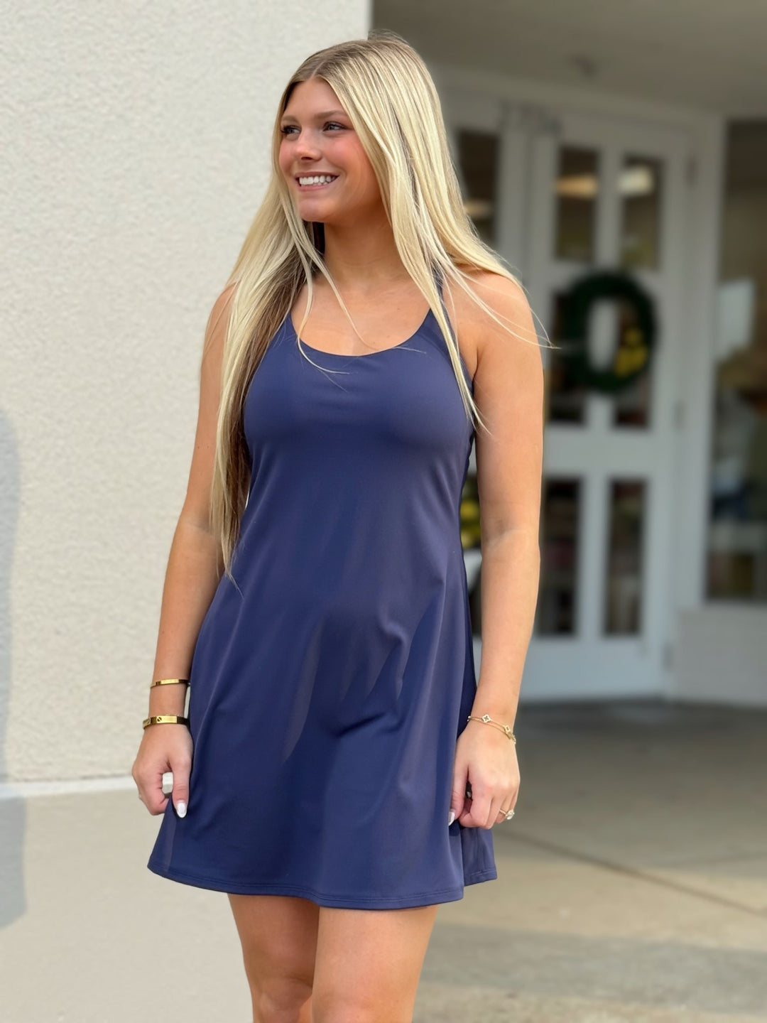 Encore Active Dress- Navy