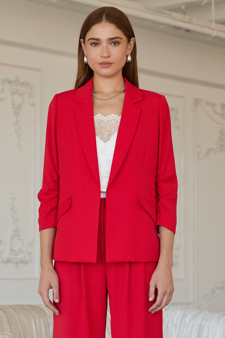 Boardroom Blazer -Red