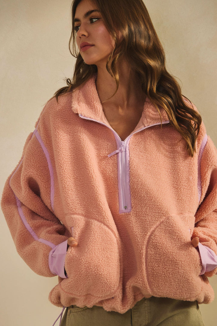 Bridges Pullover- Mauve/Pink