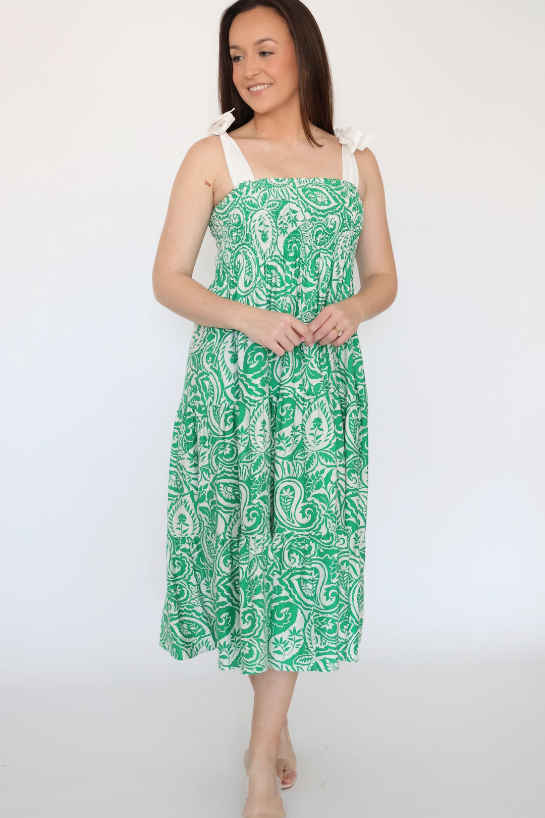 Vera Tie Midi Dress