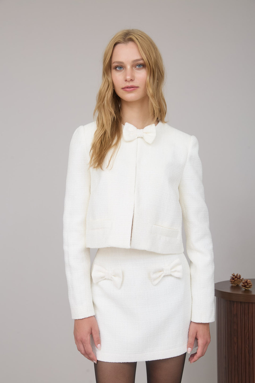 Featherson Jacket- Winter White