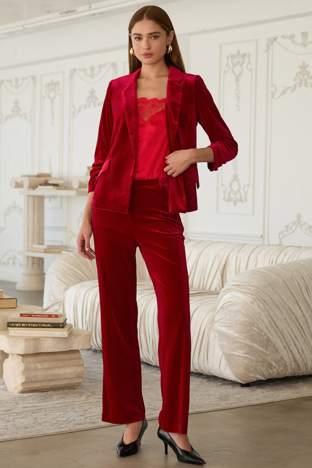 Beverly Hills Blazer- Red