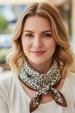 Animal Satin Scarf