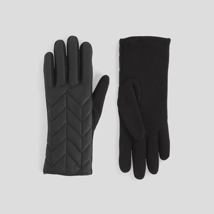 Chevron Puffer Gloves