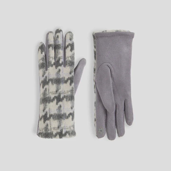 Houndstooth Gloves