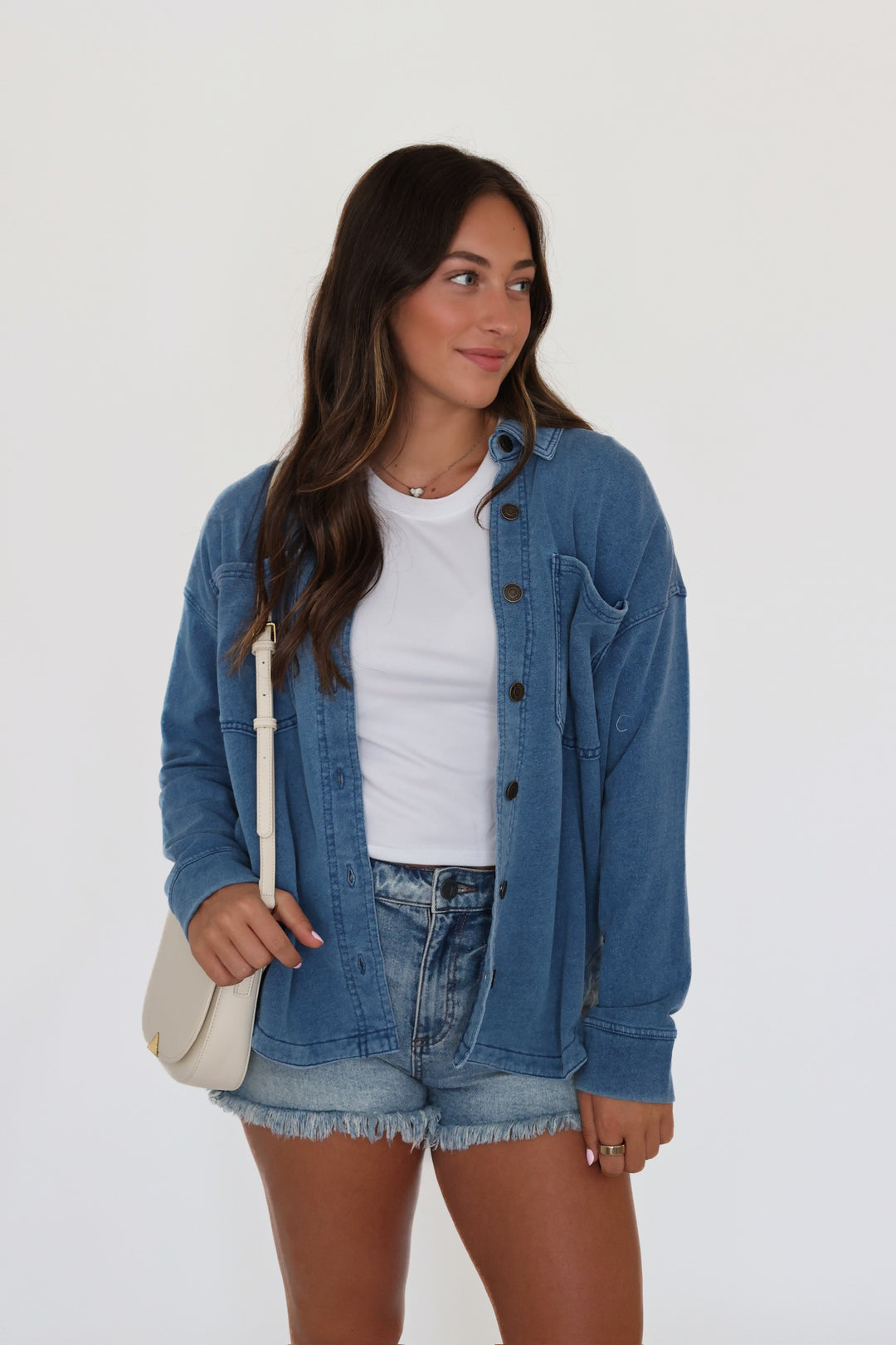 All Day Knit Denim Jacket - Vintage Indigo