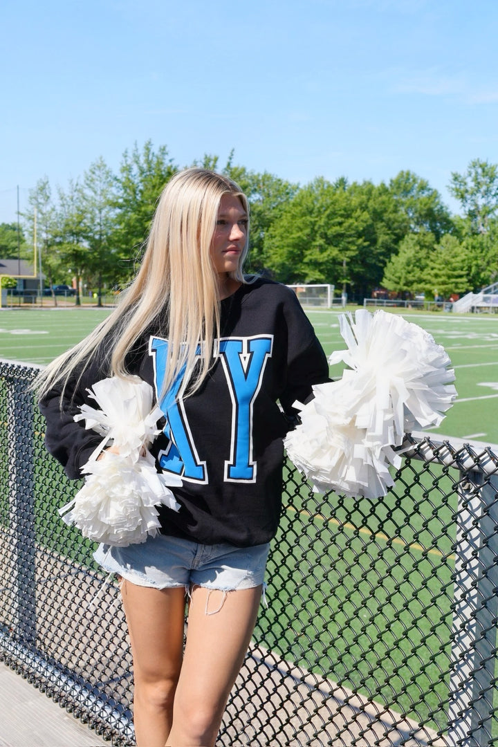 KY Puff Glitter Sweatshirt