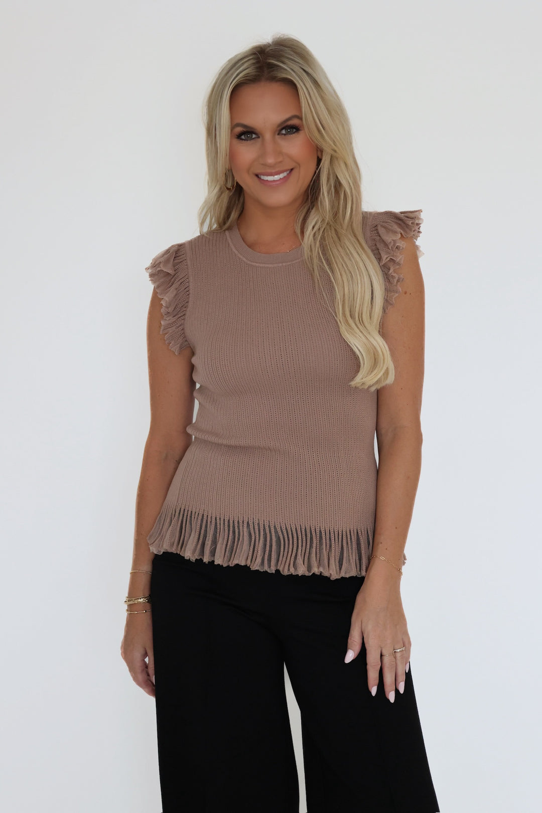 Mocha Mousse Top