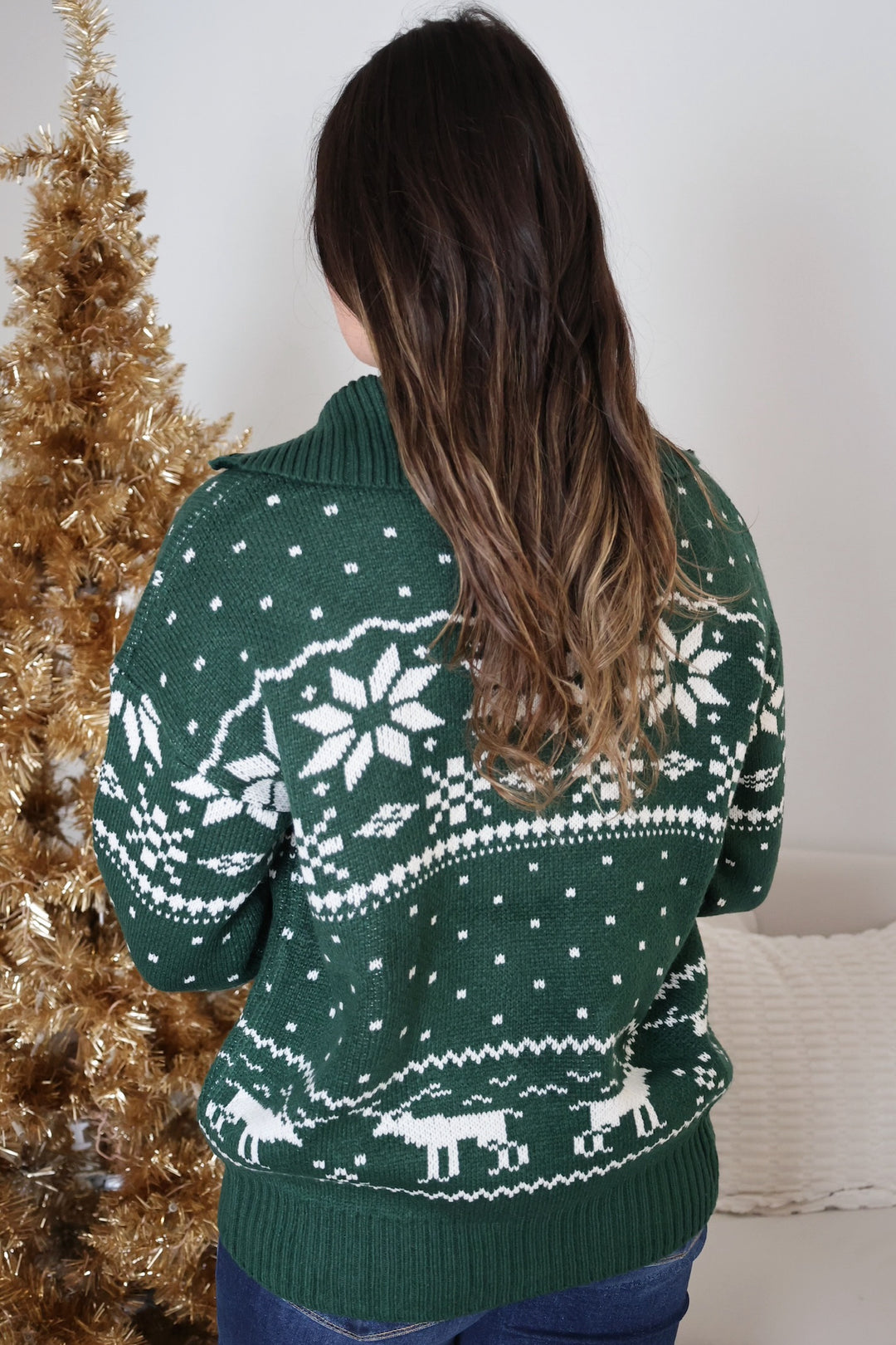 Run Reindeer Cardigan