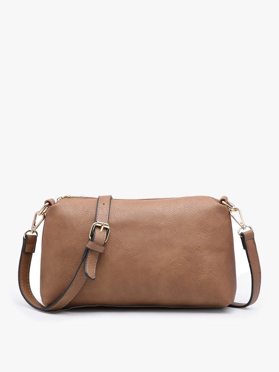 Aliza 2-in-1 Satchel - Brown