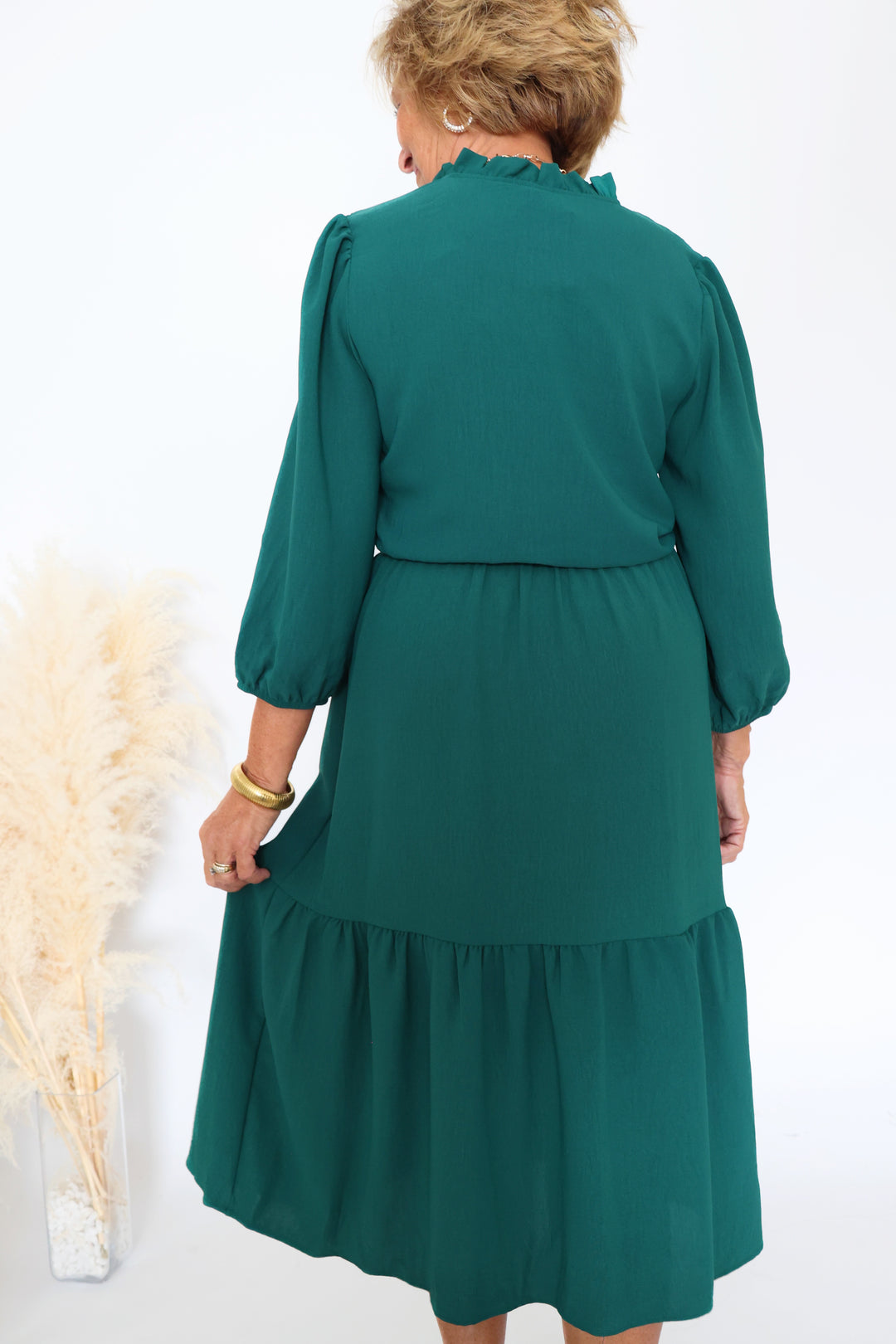 Any Occasion Dress- Hunter Green