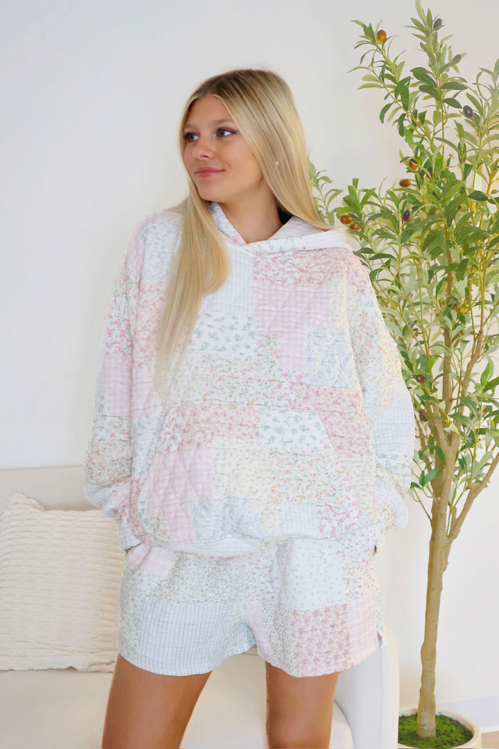 Quilted Pastel Shorts