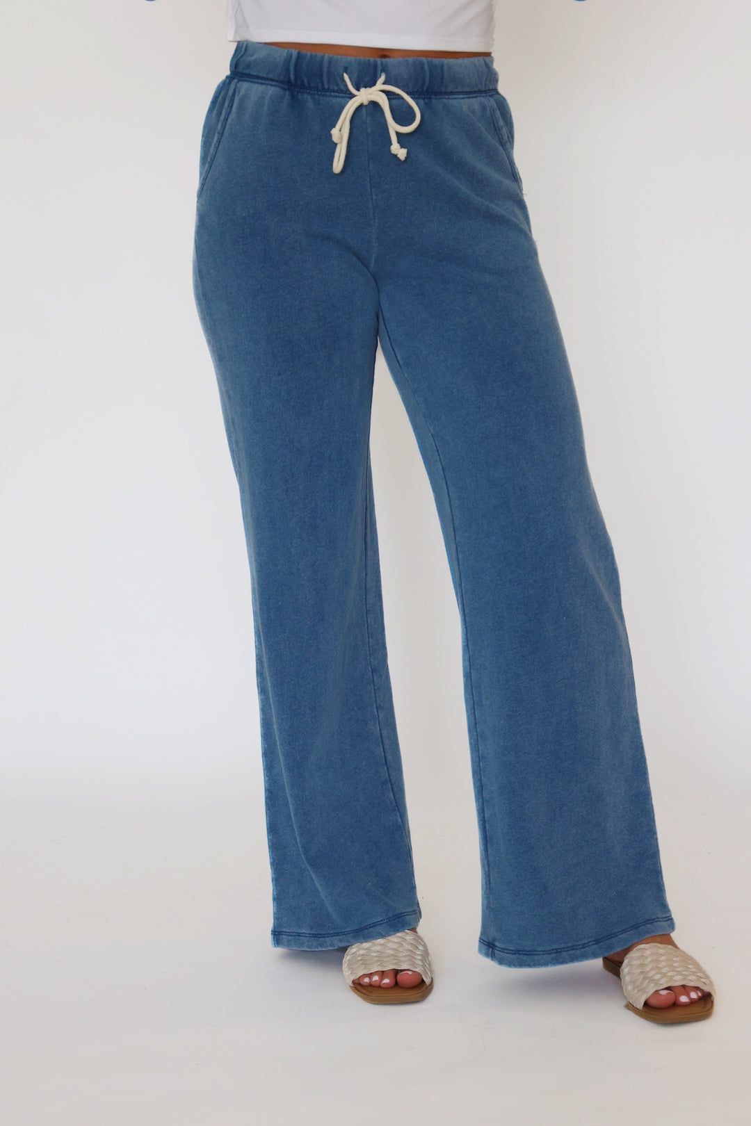 Hunter Knit Denim Pant - Vintage Indigo