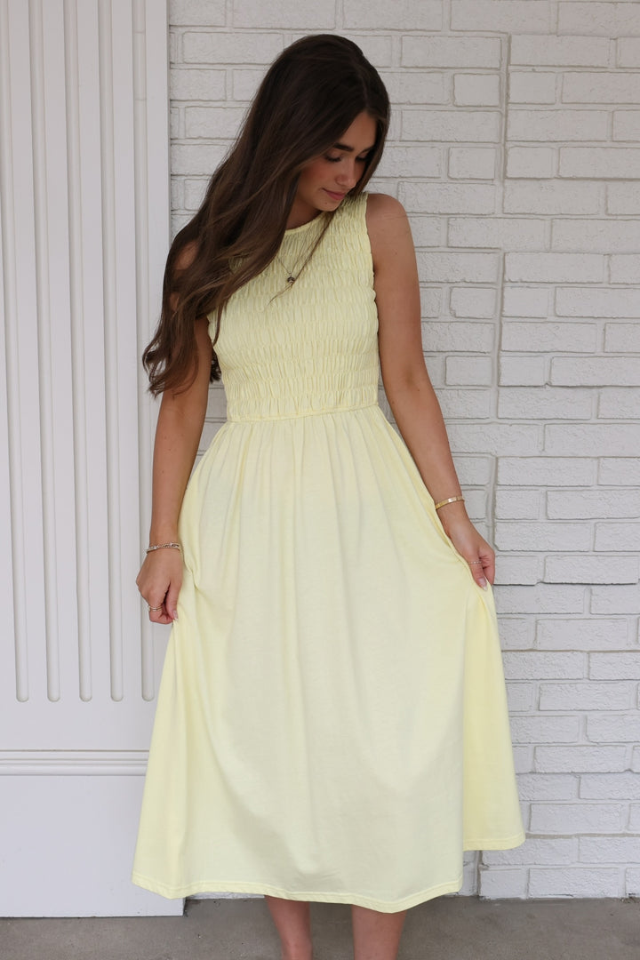 lemonade yellow dress Lemonade Stand Dress – Bella Ragazza Boutique