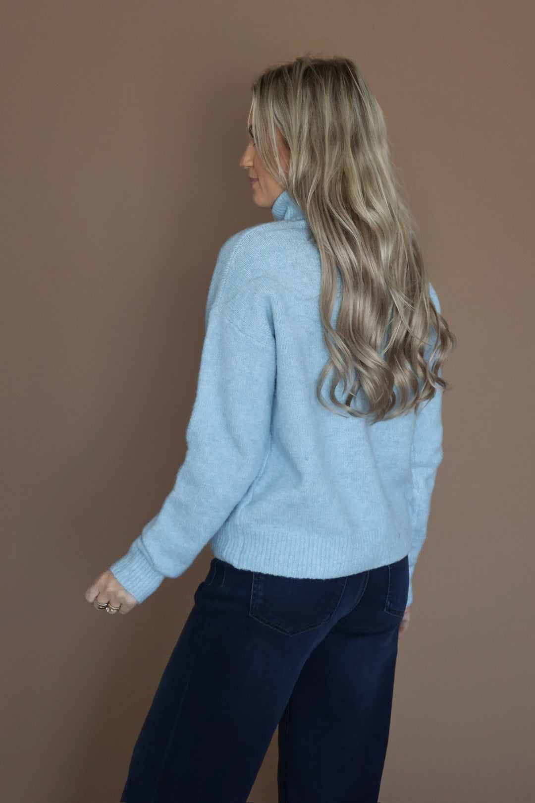 Good Thing Sweater- Light Blue