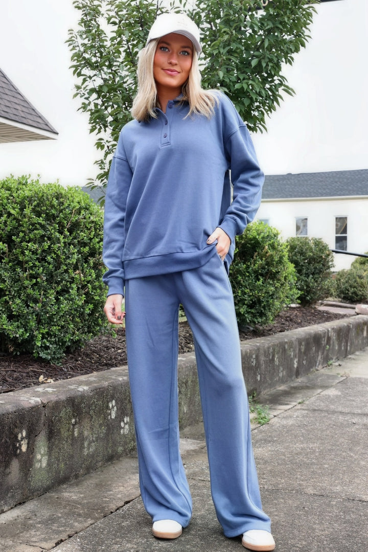 Cash Sweatpants- Blue