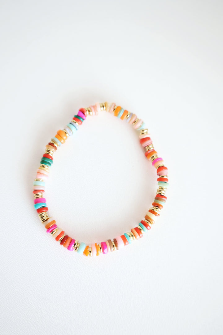 Dainty Bright Beaded Bracelet