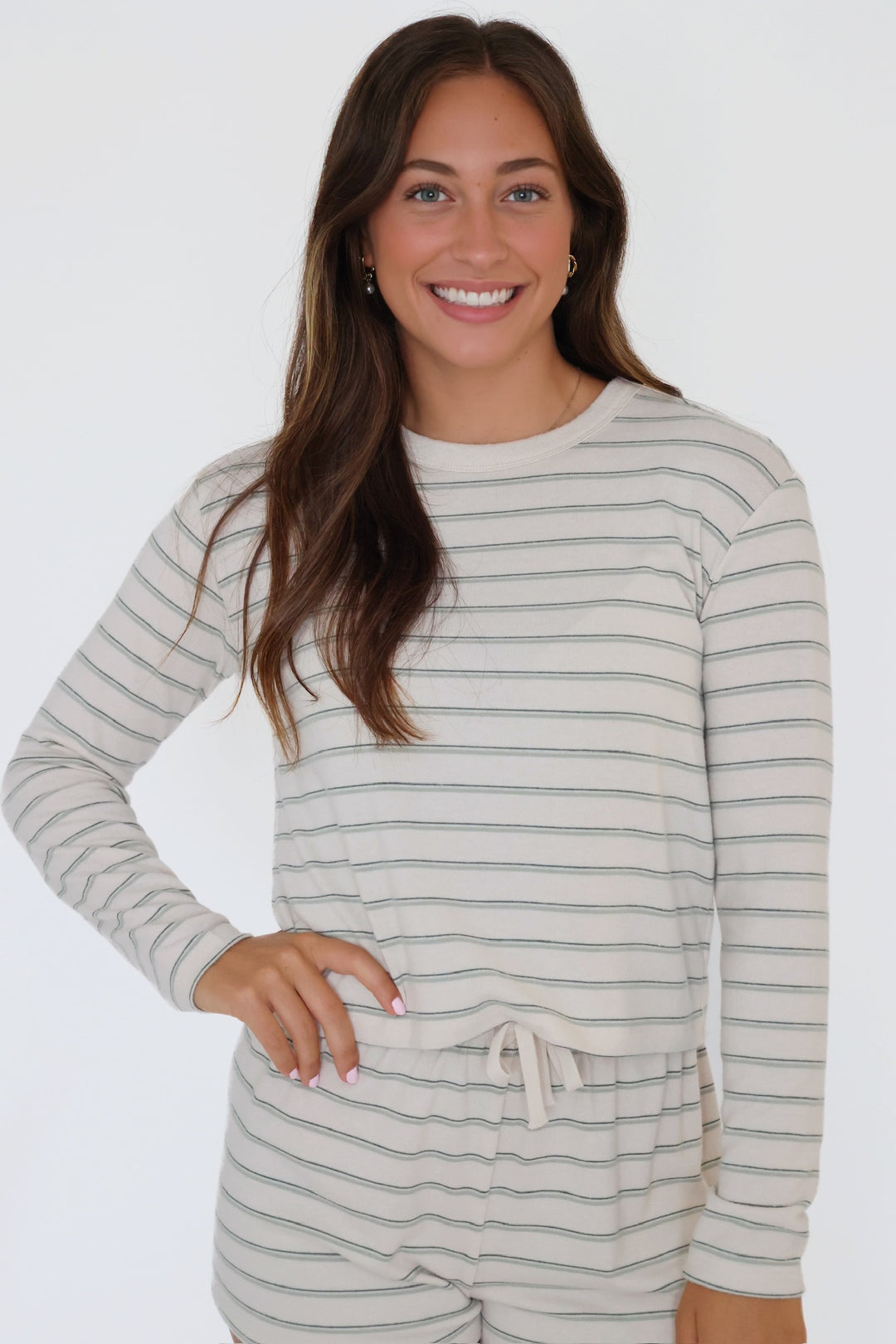 Evergreen Stripe Short