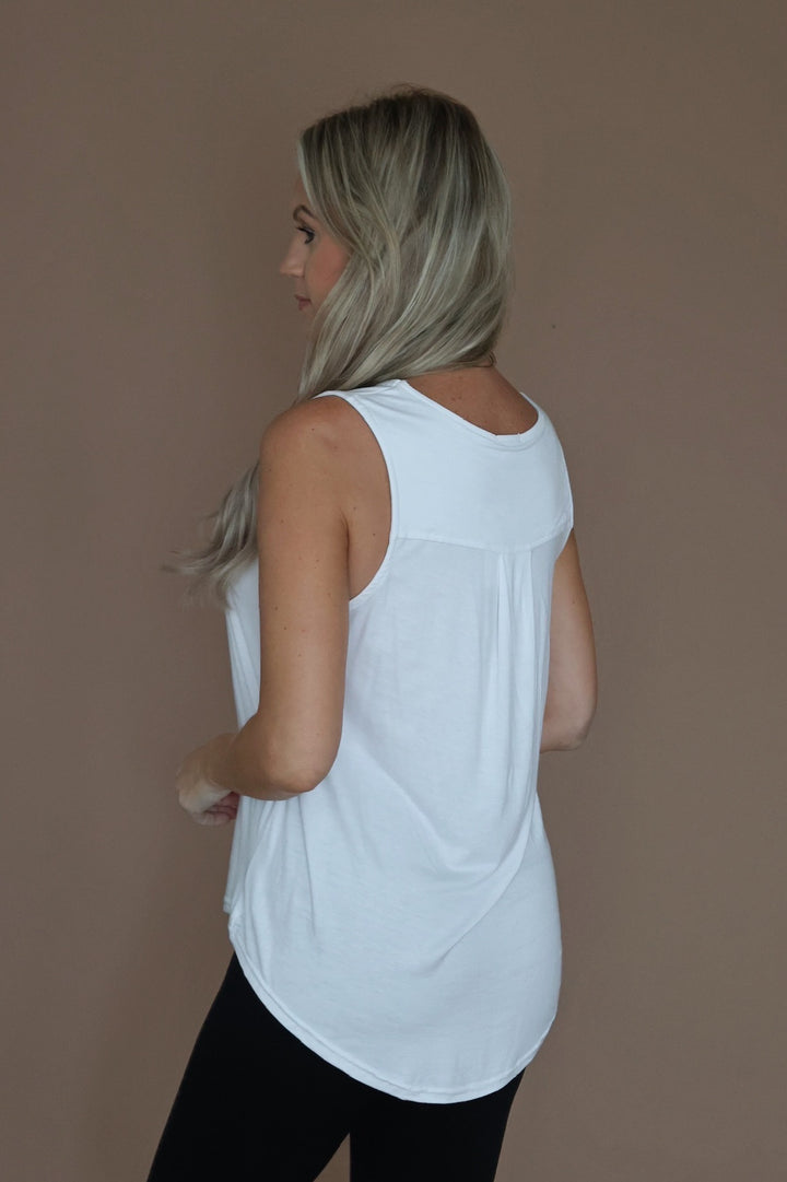 Erin Pleat Back Tank