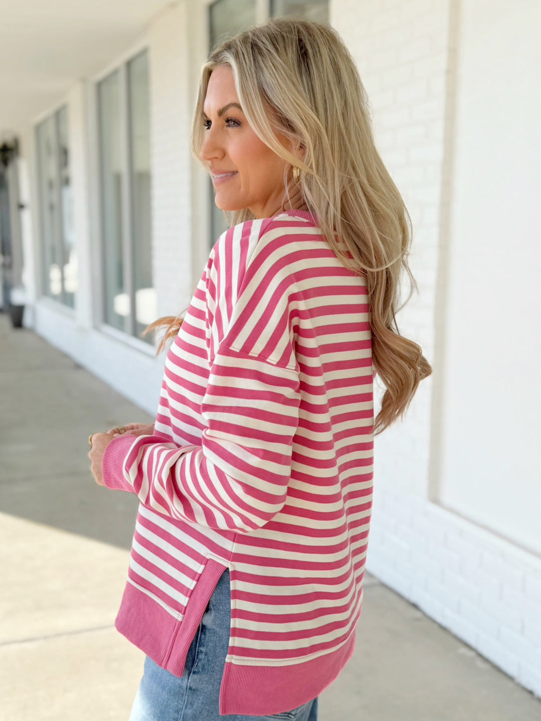 Carter Sweatshirt- Pink