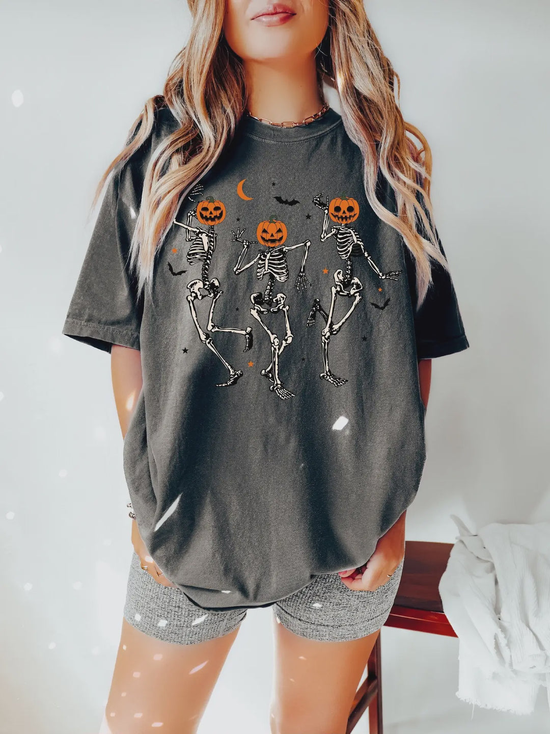 Dancing Skeleton Pumpin Tee