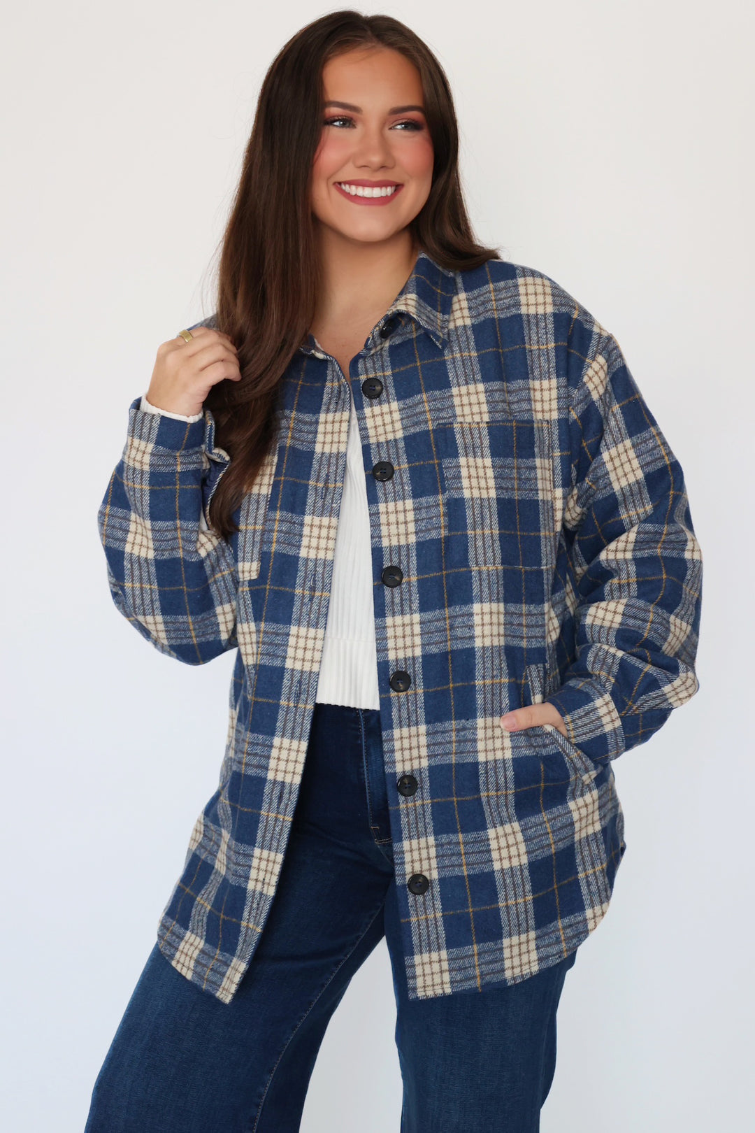 Hallie Plaid Shacket