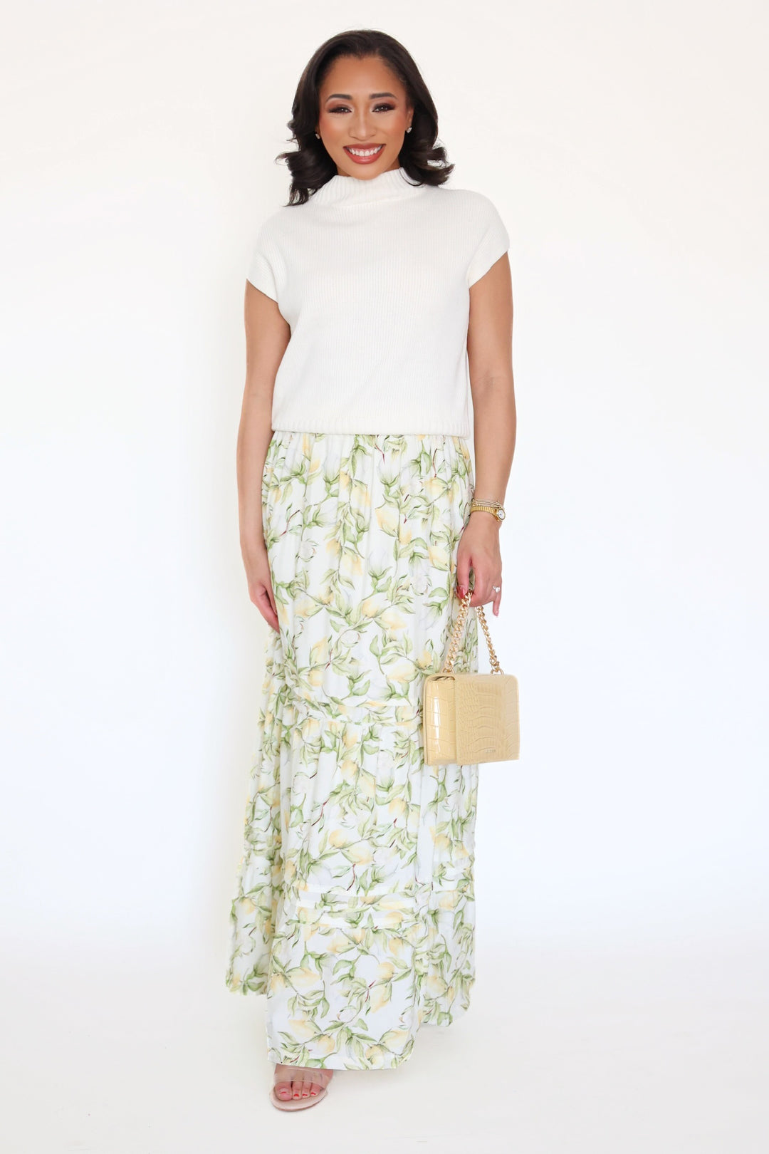 Whitner Mockneck Top