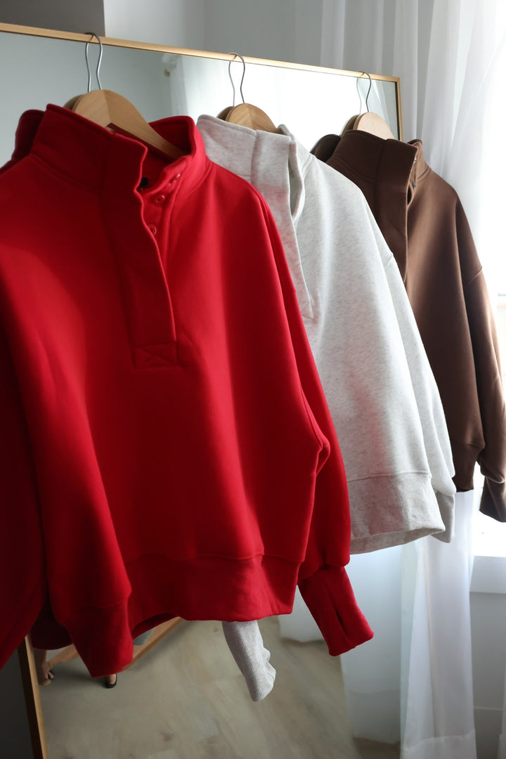 Harrison Sweatshirt- Brown