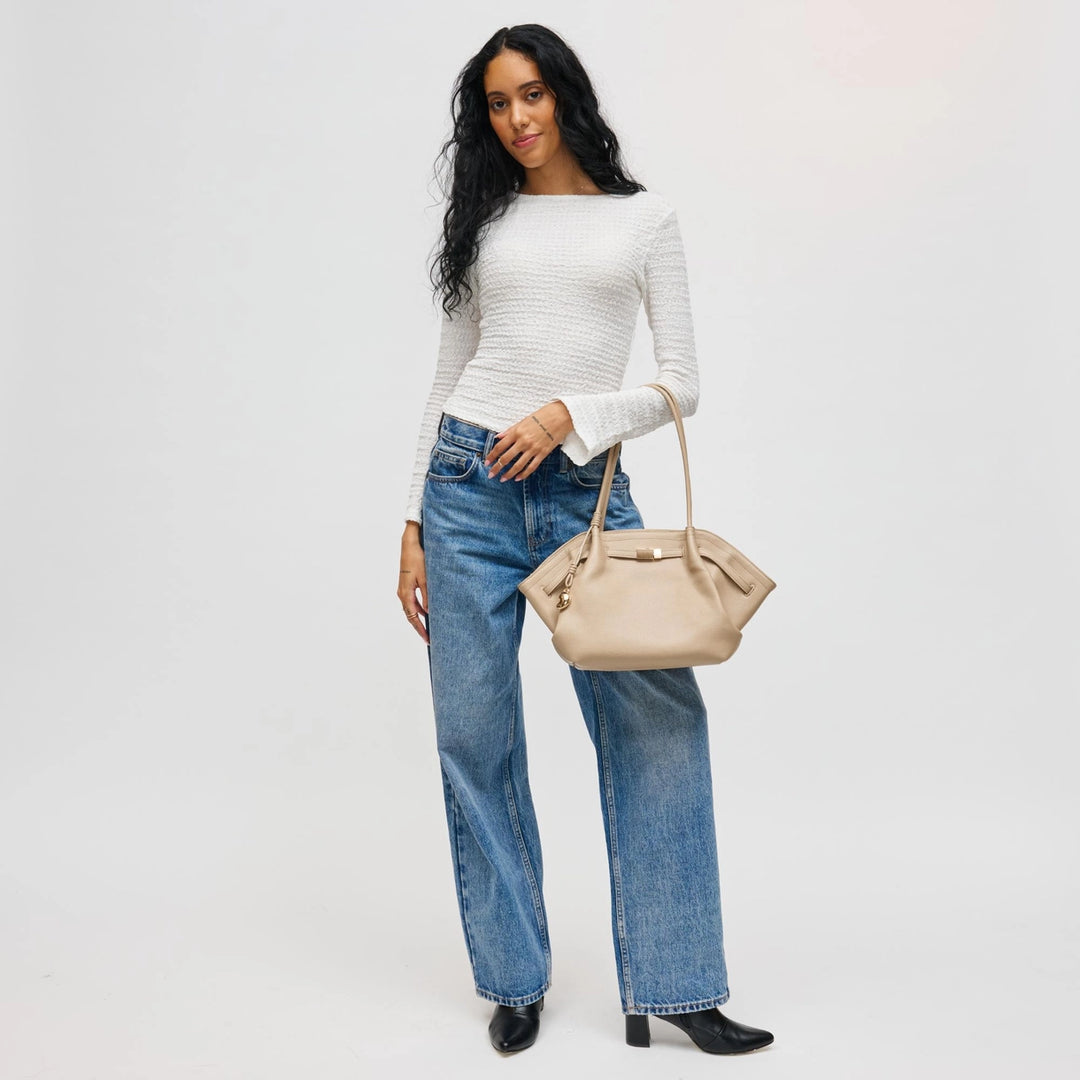 Monroe Satchel- Almond