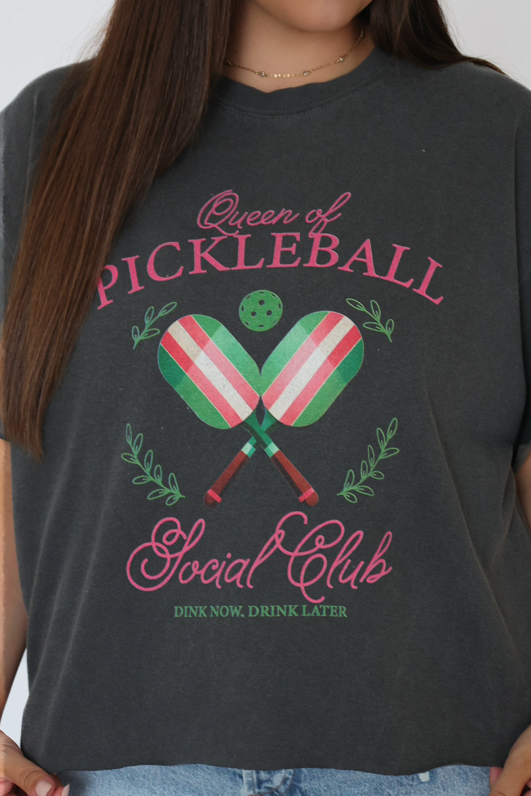 Queen of Pickleball Graphic Tee(FINAL SALE)