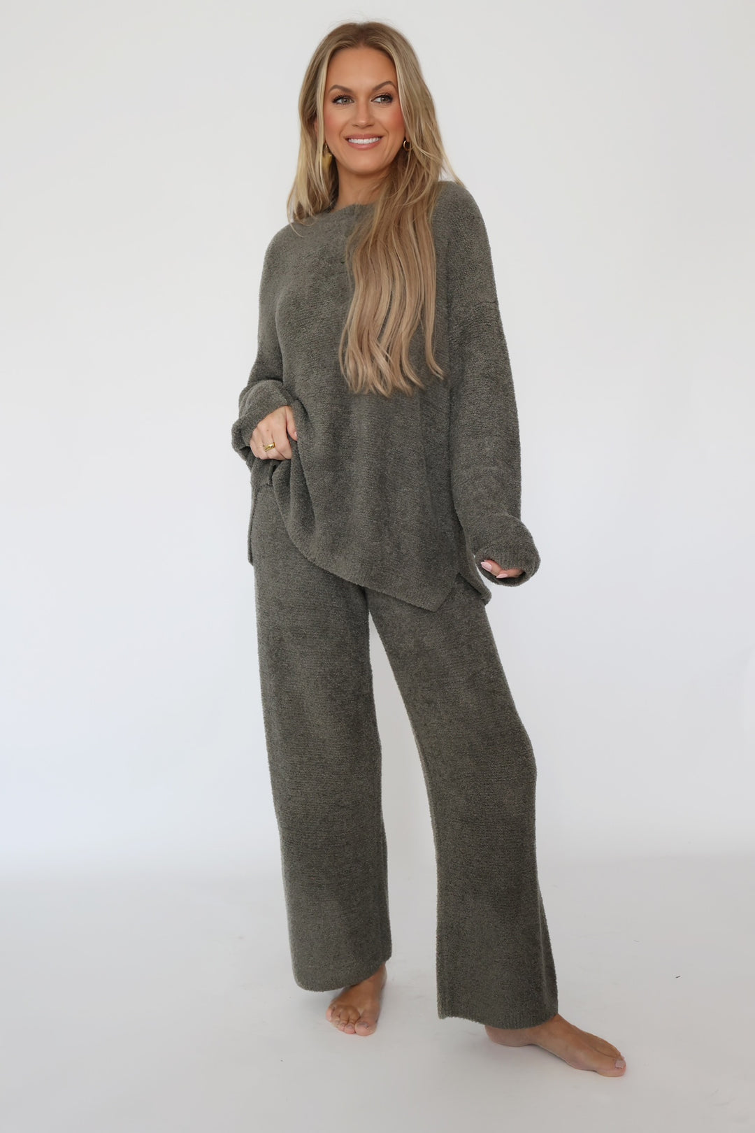 CozyChic Lite Textured Pullover