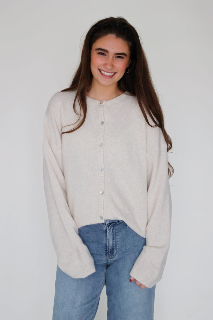 Preboard Cardigan- Ivory