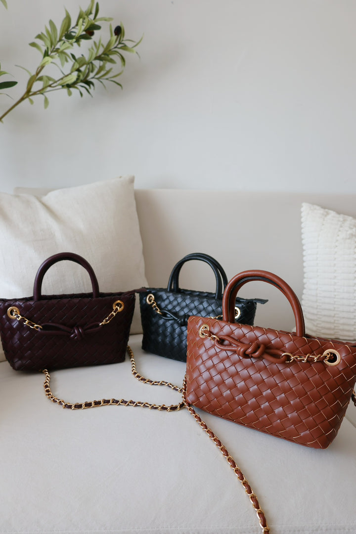 Fallon Woven Handbag