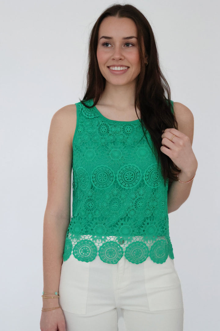 Daisy Lace Top