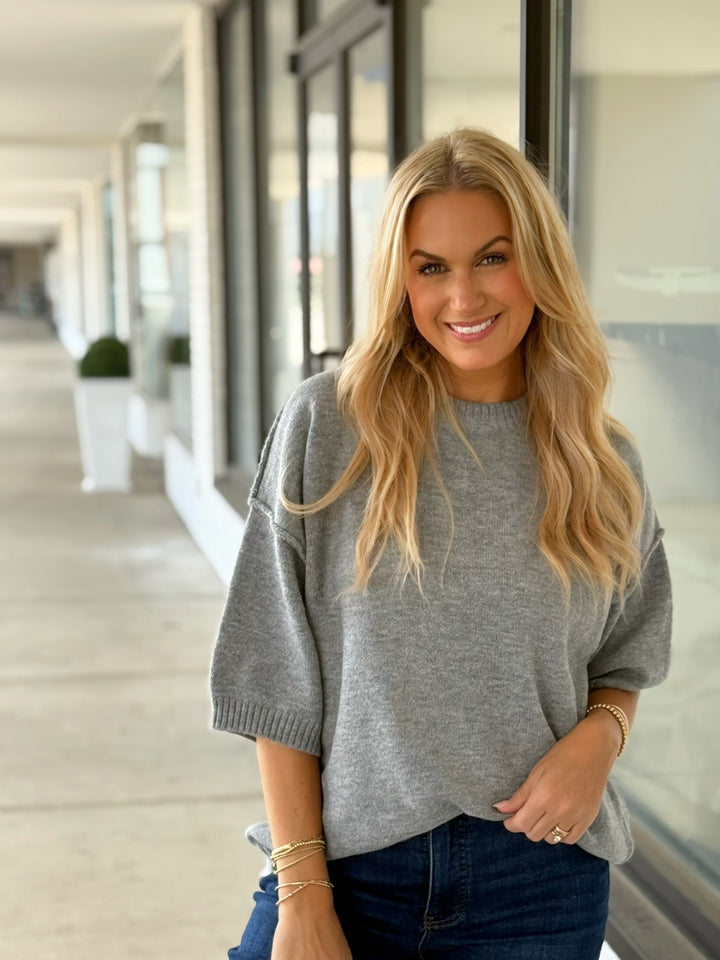 Backup Sweater- Grey